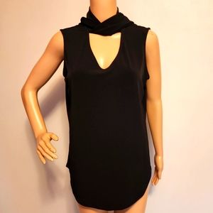 NWT DKNY Black Sleeveless Top
